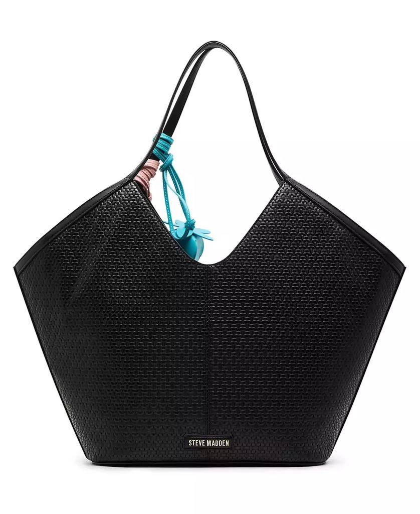 Steve Madden Maira Embossed Woven X-Large Tote Bag 2