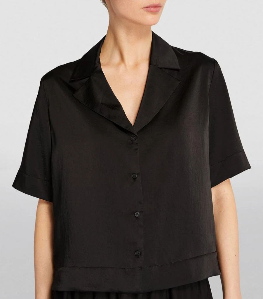 Claudie Pierlot Satin Bowling Shirt 6