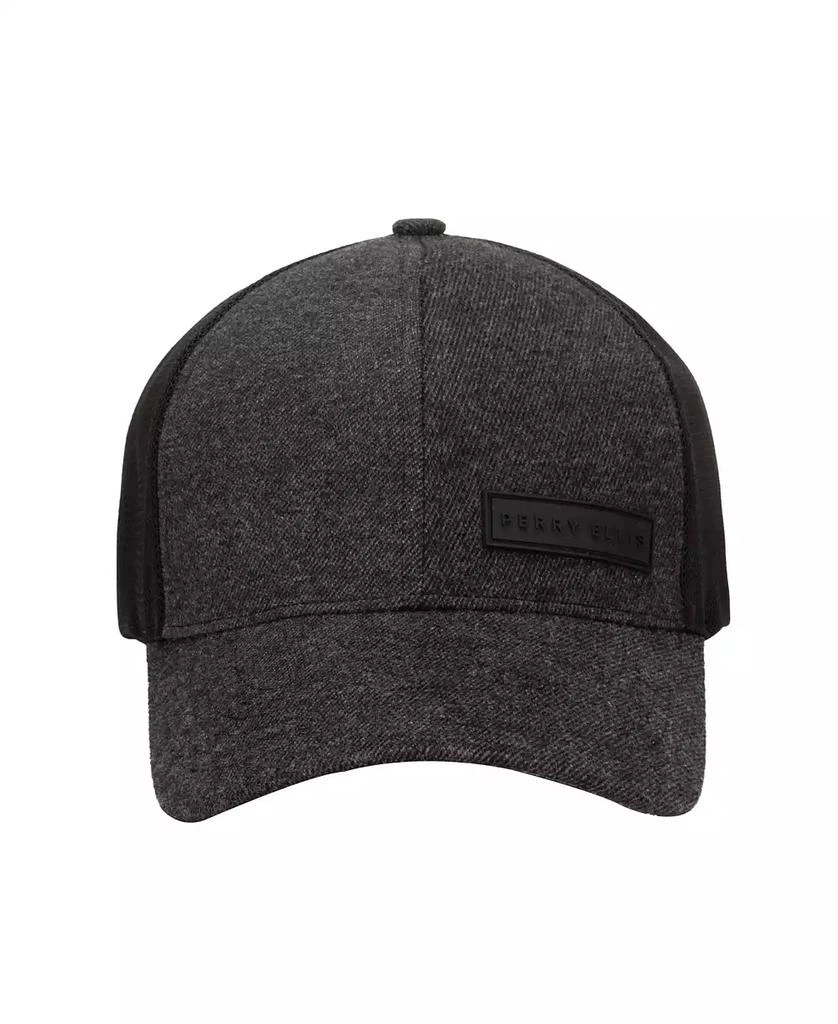Perry Ellis Men's Heather Low Profile Baseball Golf Cap, Logo Patch 3