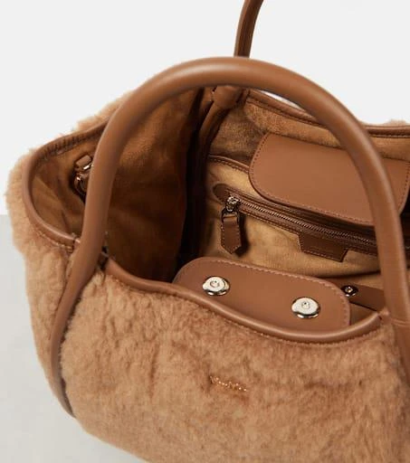 Max Mara Marine Small teddy tote bag 3