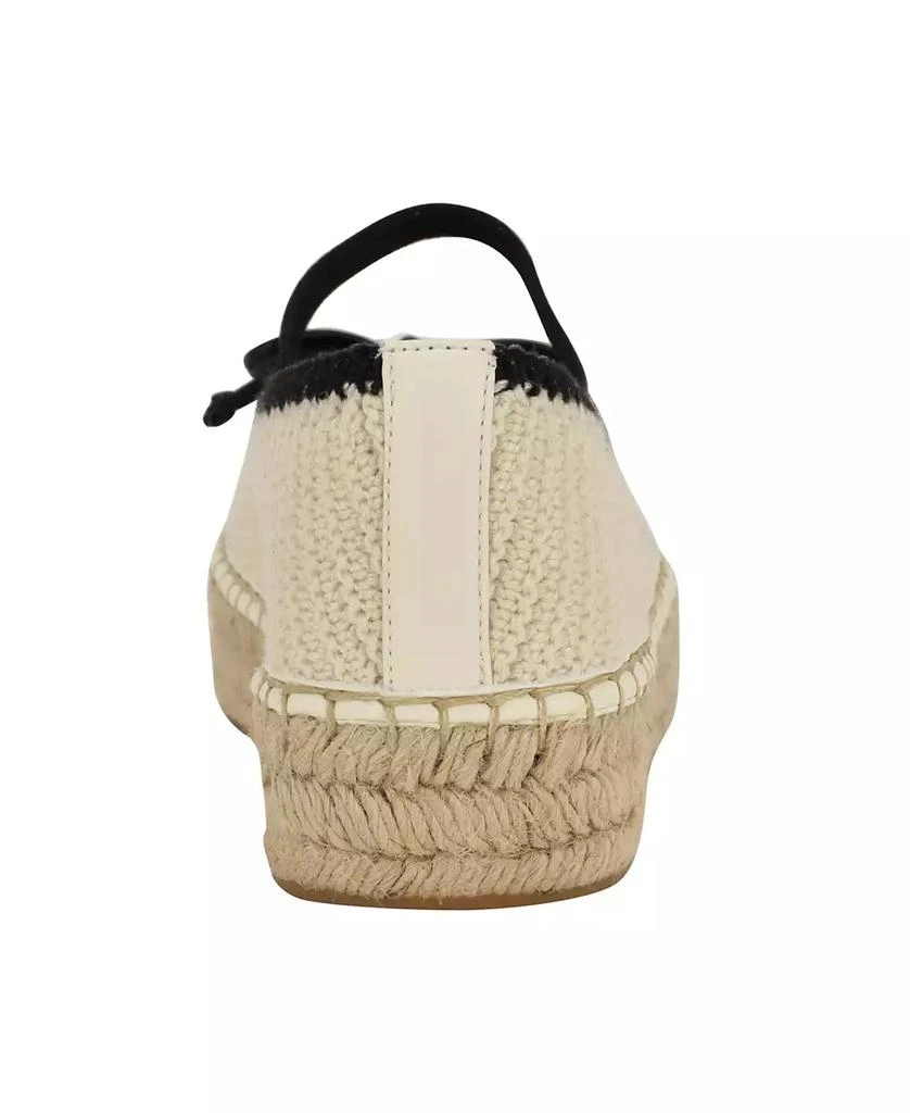 GUESS Women's Joneal Platform Espadrille Crochet Knit Ballet Flats 3