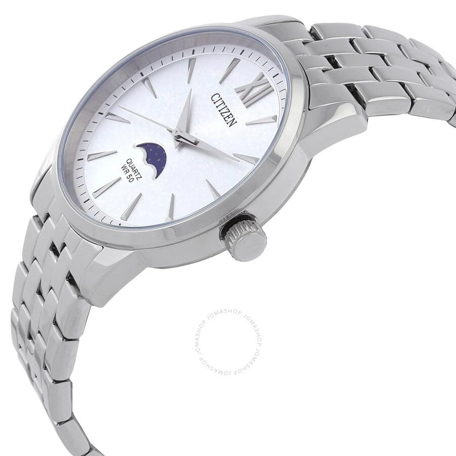 Citizen Quartz Silver Dial Men's Moonphase Watch AK5000-54A 2
