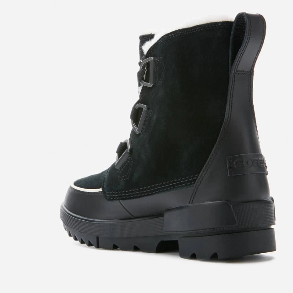 SOREL SOREL WOMEN'S TORINO WATERPROOF SUEDE HIKING STYLE BOOTS - BLACK 3