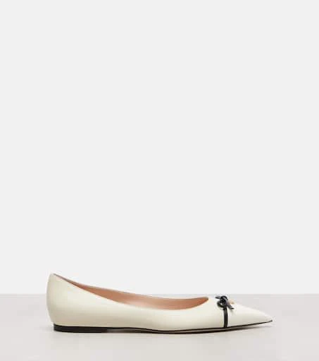Valentino Bepointy leather ballet flats 4