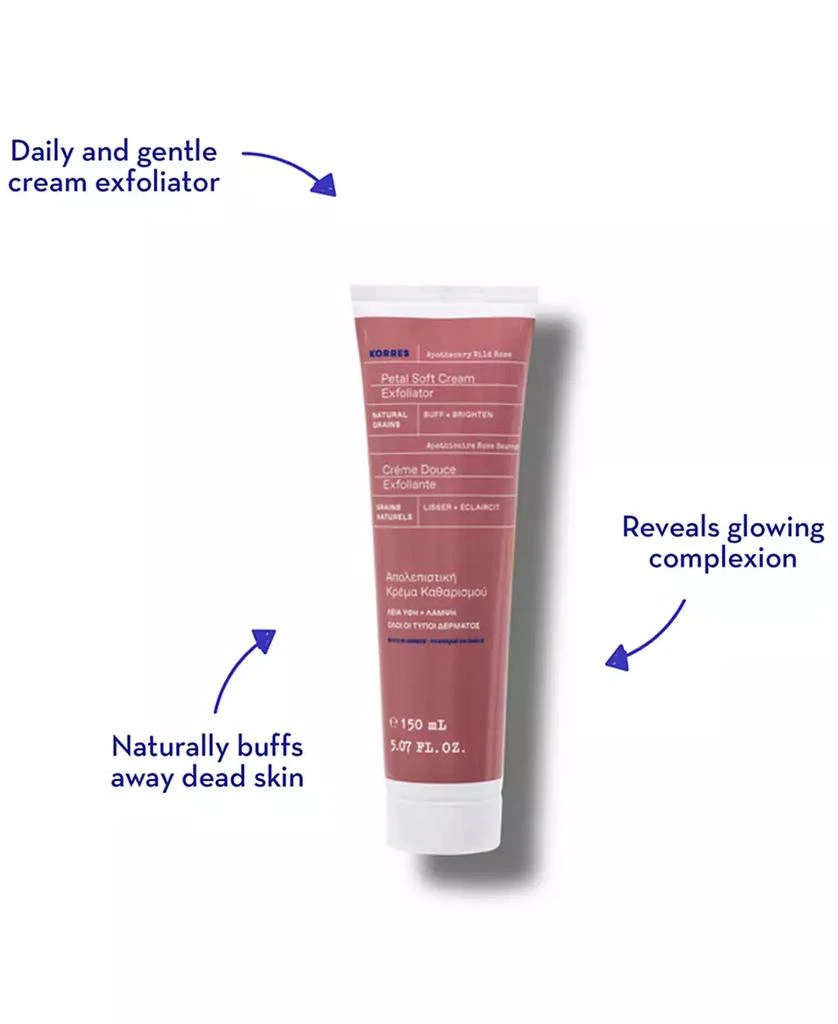 KORRES Apothecary Wild Rose Petal Soft Cream Exfoliator, 5.07 oz. 4