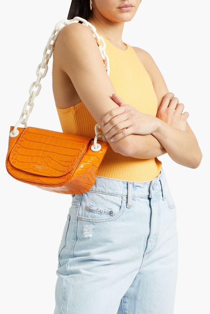 Simon Miller Bend croc-effect leather shoulder bag