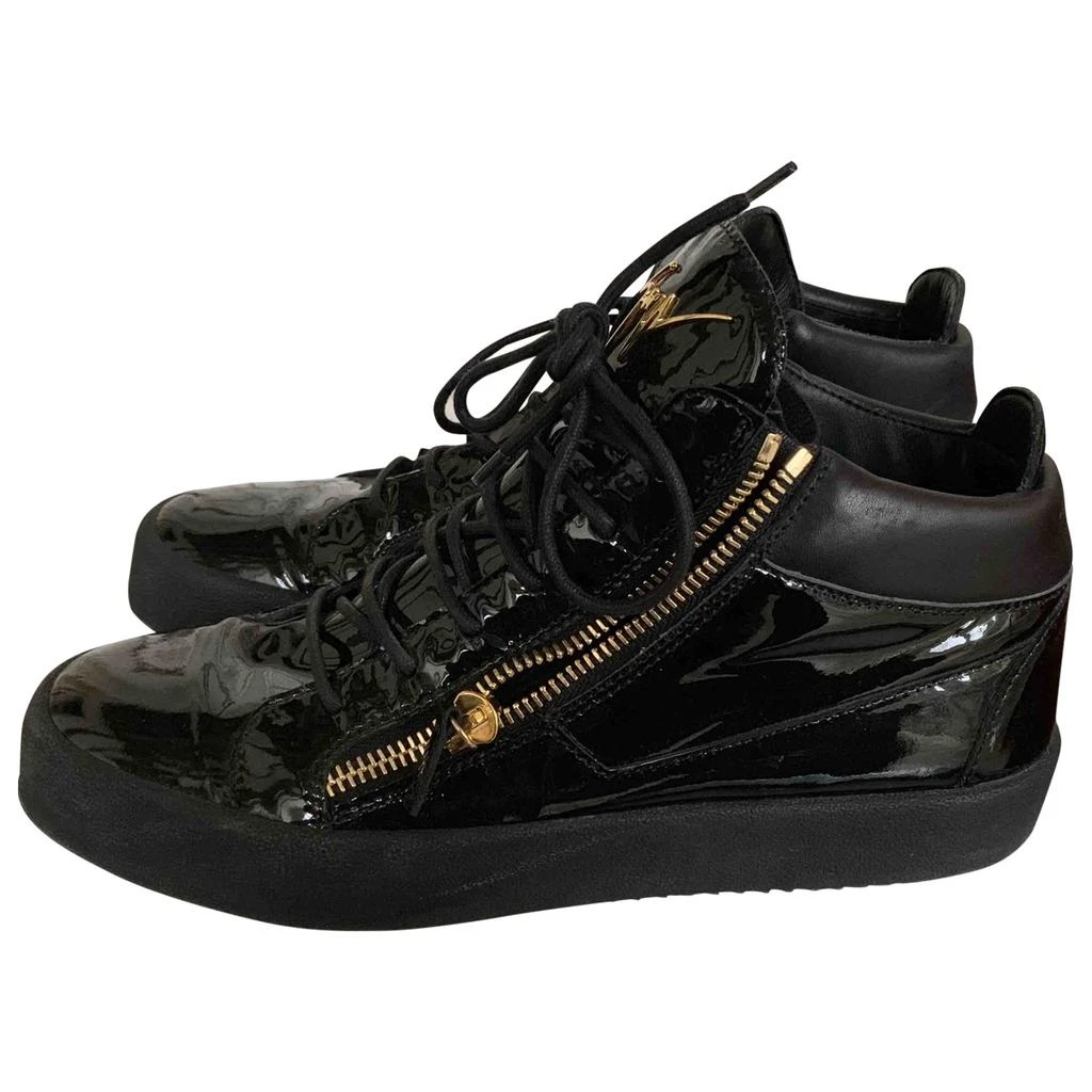 Giuseppe Zanotti Giuseppe Zanotti Patent leather high trainers 1