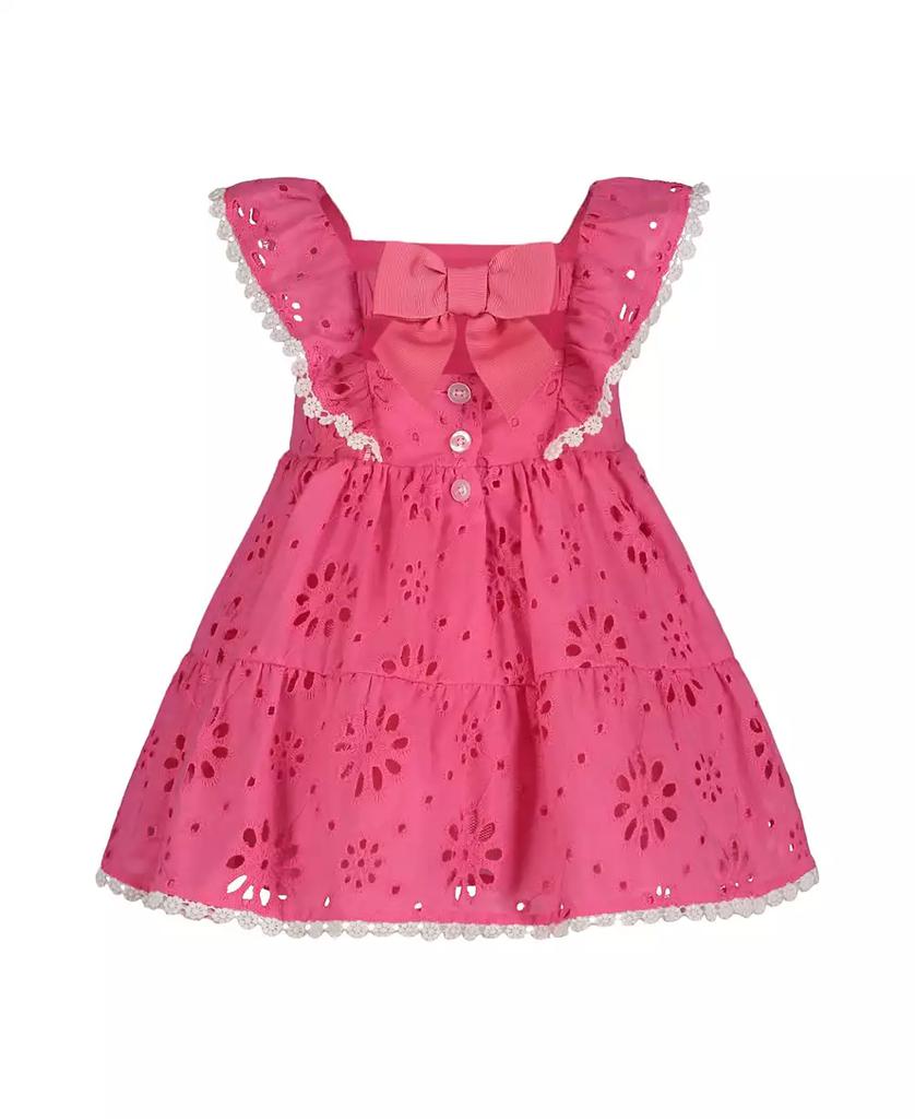 Blueberi Boulevard Baby Girls Daisy Trim Ruffled Sundress