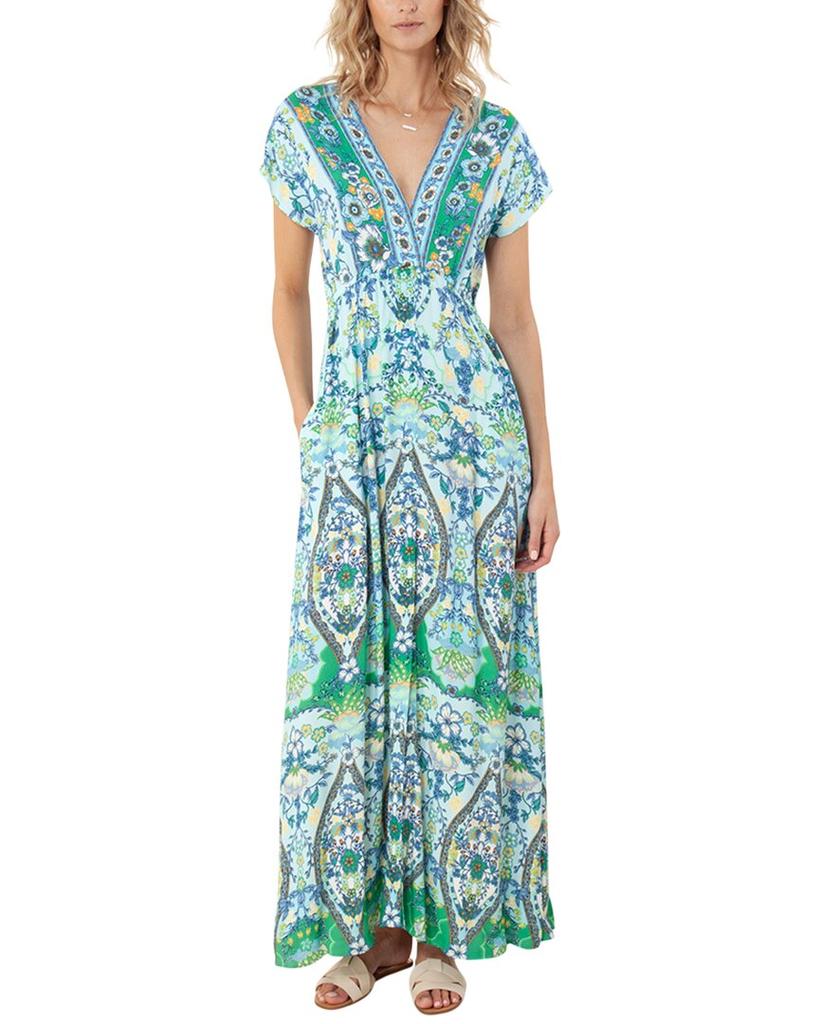 Hale Bob Hale Bob V-Neck Maxi Dress