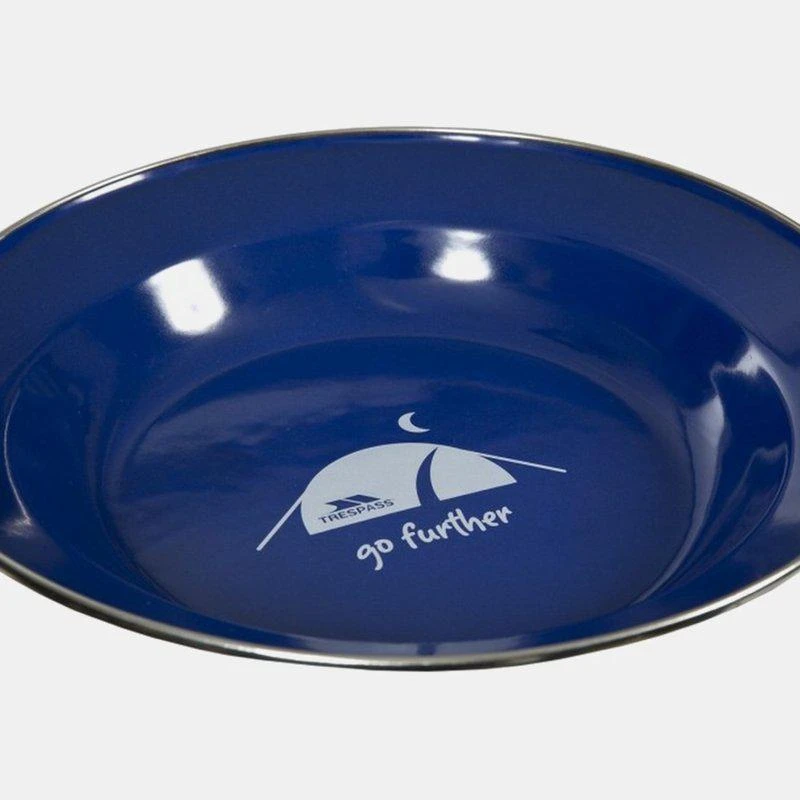 Trespass Trespass Davo Enamel Camping Plate (Blue) (One Size) ONE SIZE