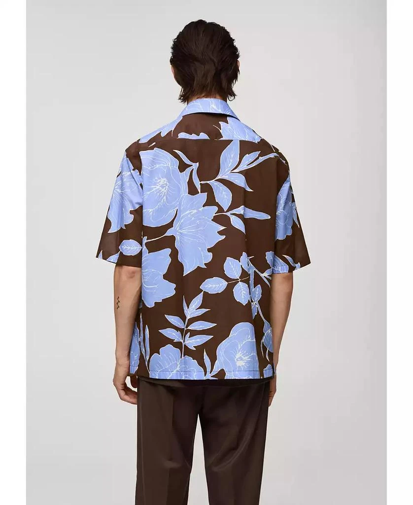 Mango Men's Printed Cotton Shirt 6