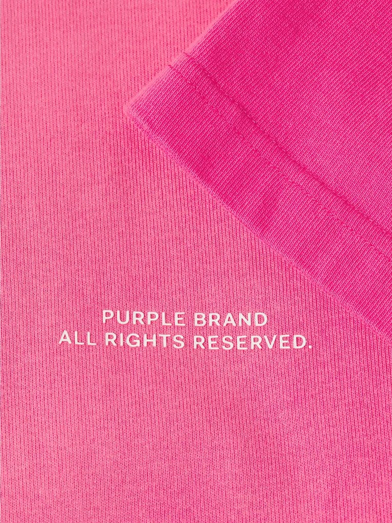 Purple Brand Logo Cotton T-Shirt 6