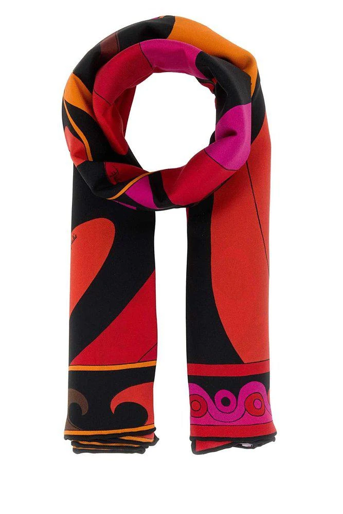 PUCCI PUCCI Iride Marmo Print Scarf