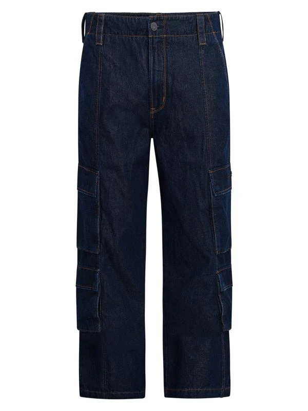 Hudson Denim Wide-Leg Cargo Pants 4