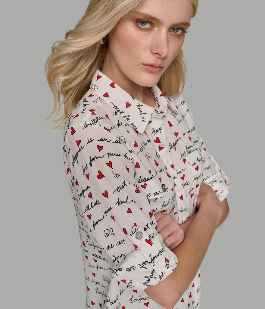 Karl Lagerfeld Paris SUMMER PARIS SCENE WHIMSY BLOUSE 4