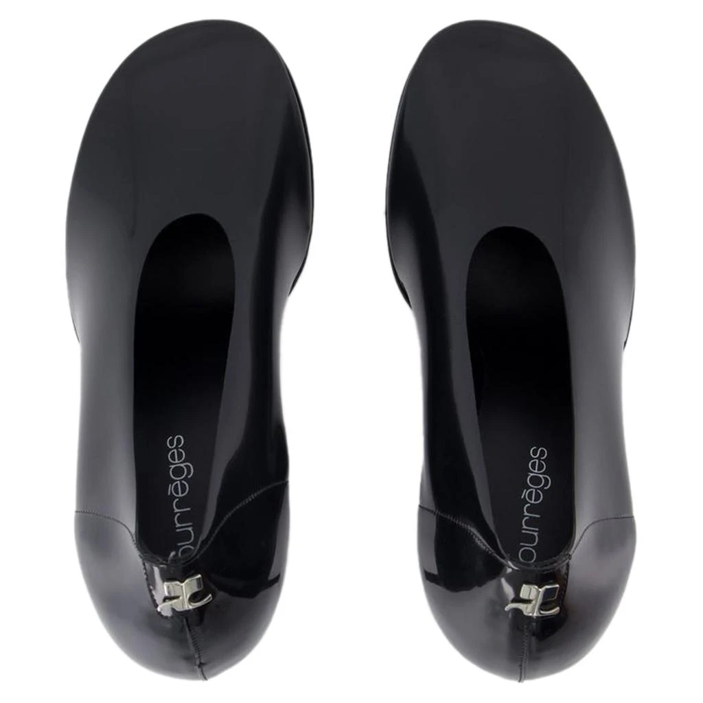 Courrèges Nude Stilettos Pumps - Courreges - PVC - Black 4