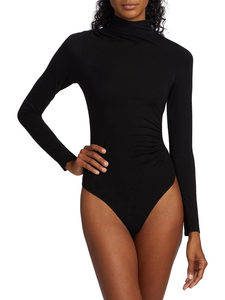 Good American Jersey Turtleneck Bodysuit 4