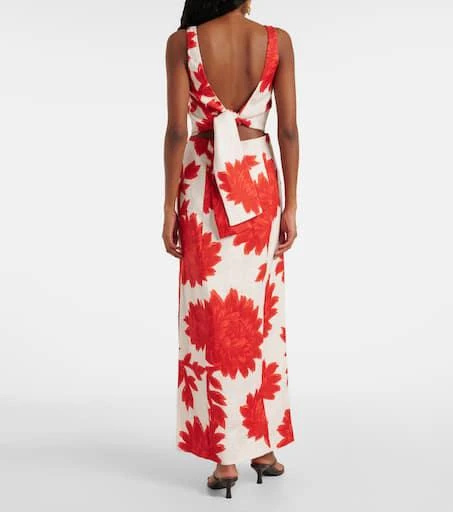 Floral linen maxi dress  On Sale Now with Up to 32% Off | Discover  Exclusive Deals & Savings at BeyondStyle  Authentic SIR. midi dresses |women|dresses|clothing|n|m|designers|w|o|sir|e with Limited-Time  Discounts, Free Shipping, and