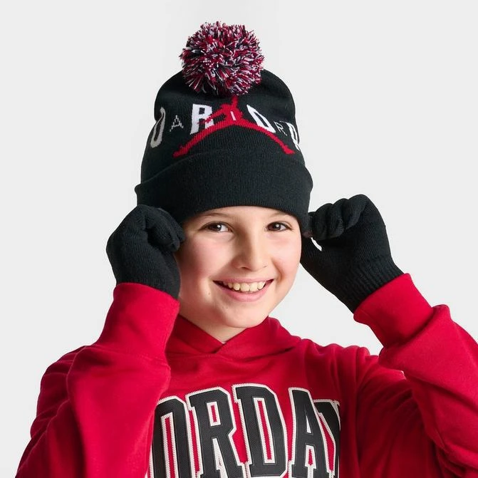 Jordan Little Kids' Jordan Beanie and Gloves Set 1