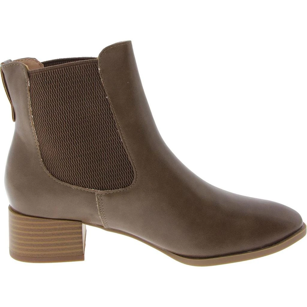 Journee Collection Chayse Womens Faux Leather Pull On Chelsea Boots 7