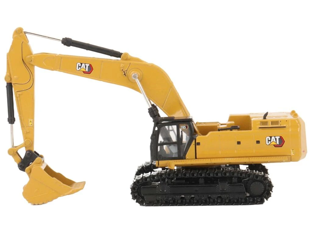 Diecast Masters CAT 395 Next-Gen Hydraulic Excavator Mass Excavator Yellow with Tools High Line Series 1/87 HO Diecast 2