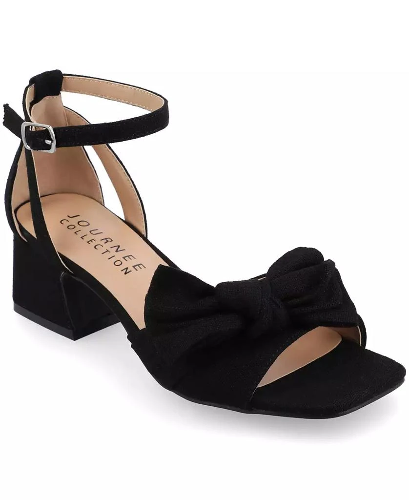 Journee Collection Women's Zevi Block Heel Dress Sandals 1