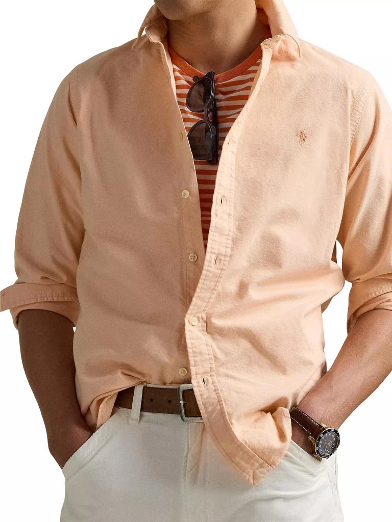 Ralph Lauren Classic-Fit Mineral-Dyed Oxford Shirt 5