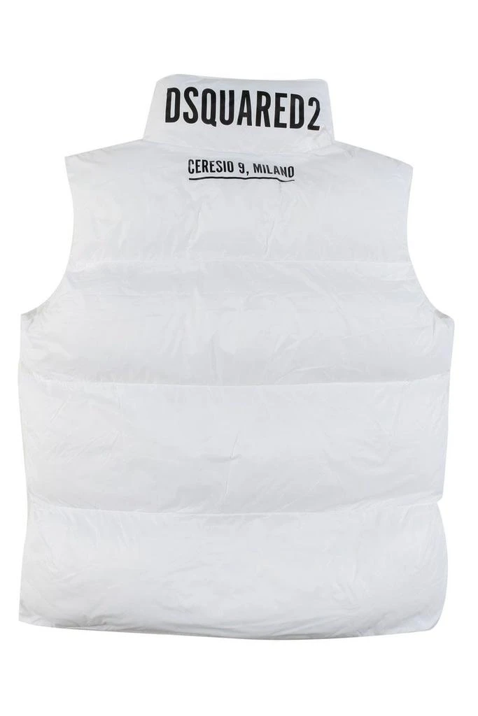 DSQUARED2 Dsquared2 Kids Logo-Printed Padded Zipped Gilet 2
