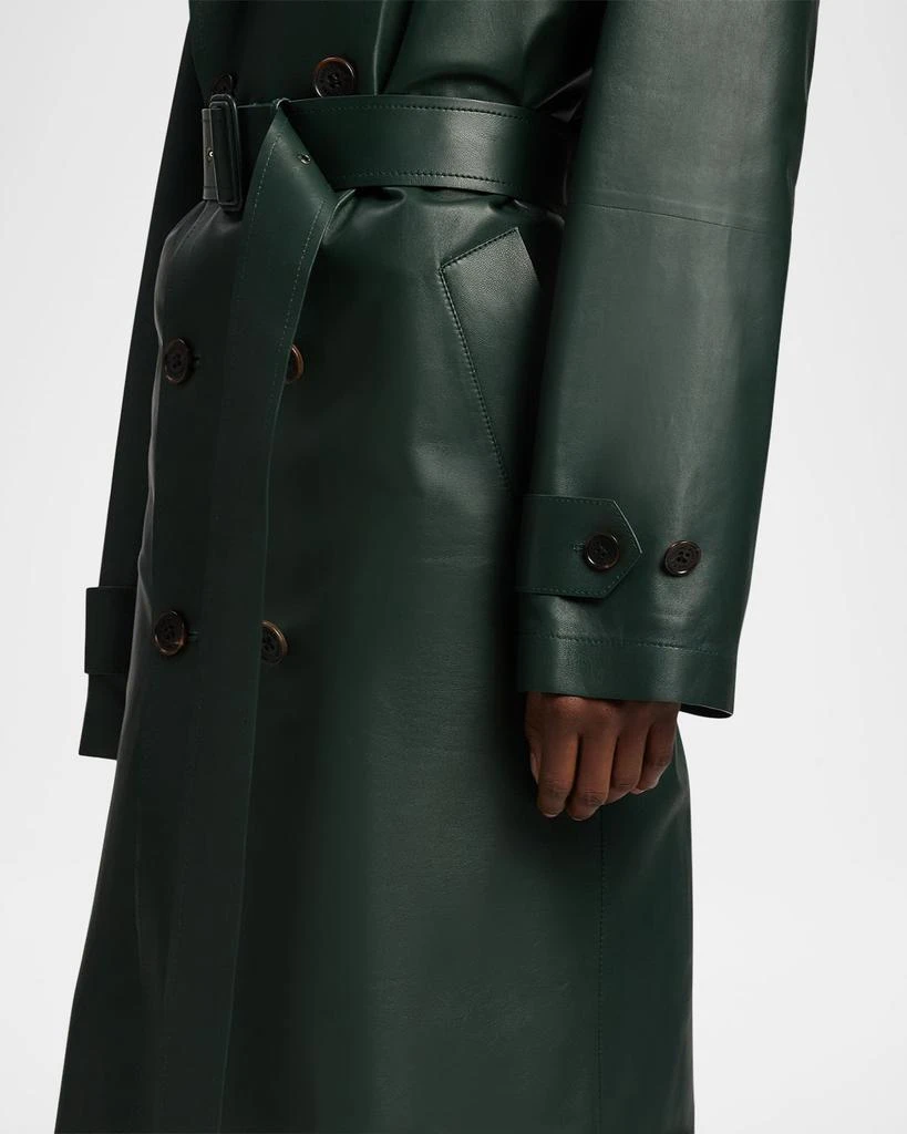 Ralph Lauren Niles Leather Trench Coat 5
