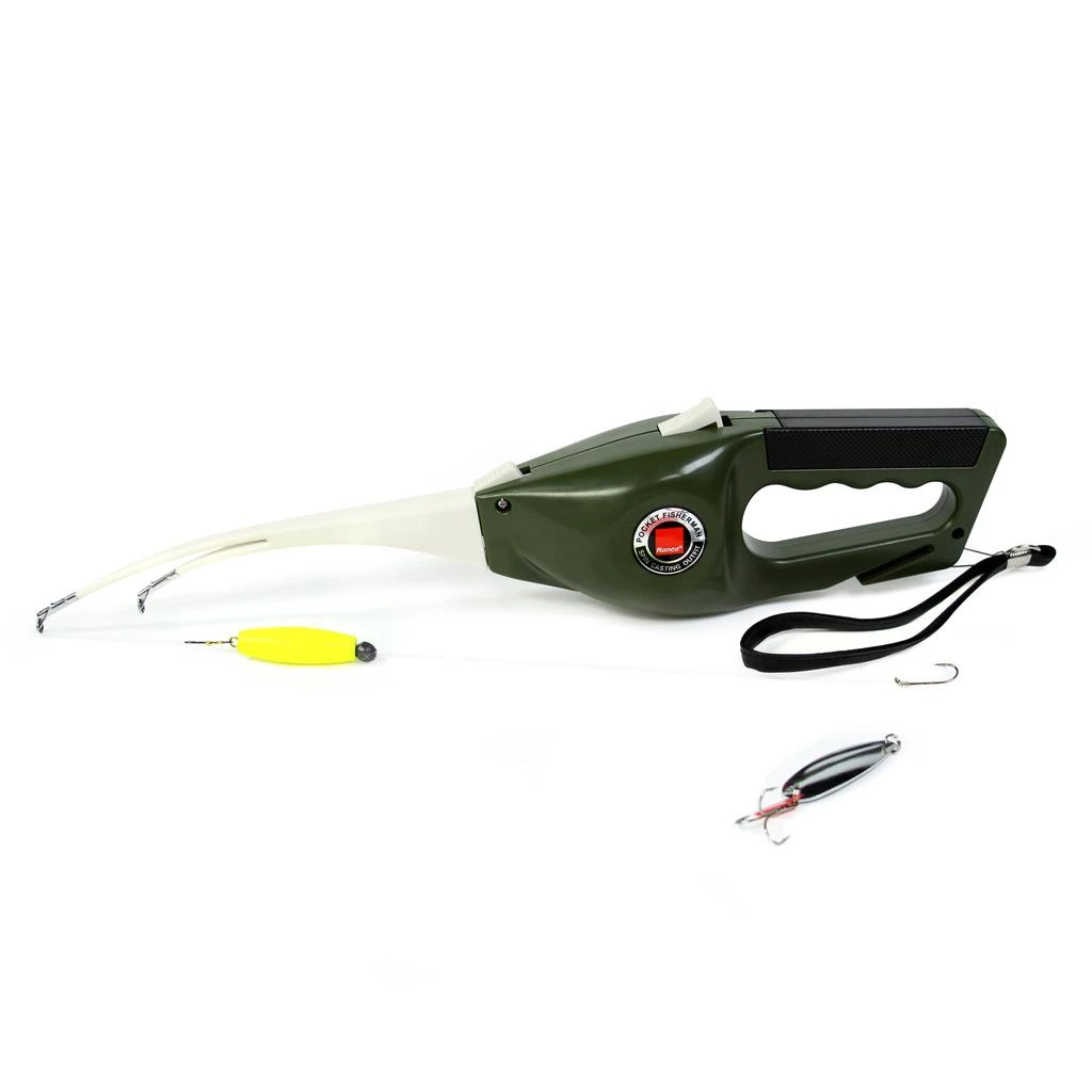 Ronco Pocket Fisherman, Portable Fishing Rod, Foldable Compact Design, Lightweight Rod and Reel for Fishing On-the-Go 1