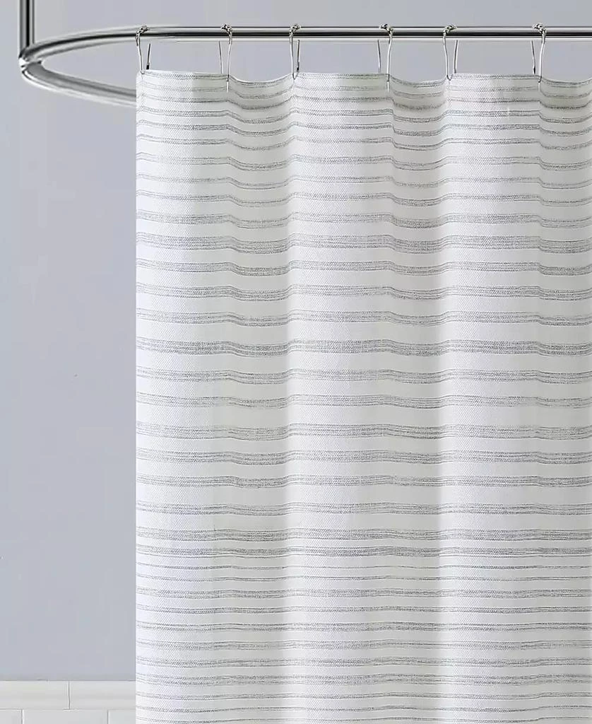 Tommy Bahama Home Tidal Stripe Dobby Shower Curtain, 72" X 72" 2