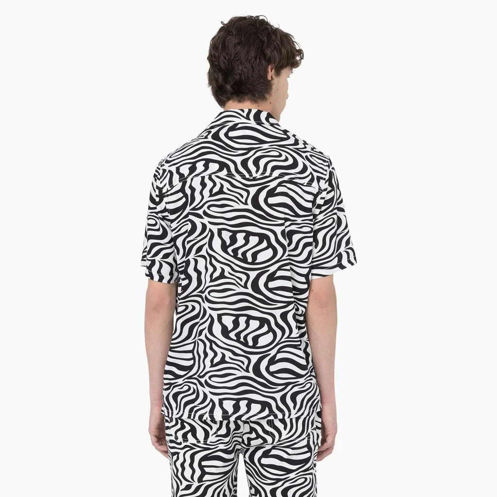 DICKIES Zebra Print Button-Up Shirt 2