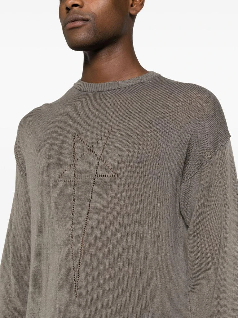 Rick Owens RICK OWENS - Cotton Sweater With Print 2