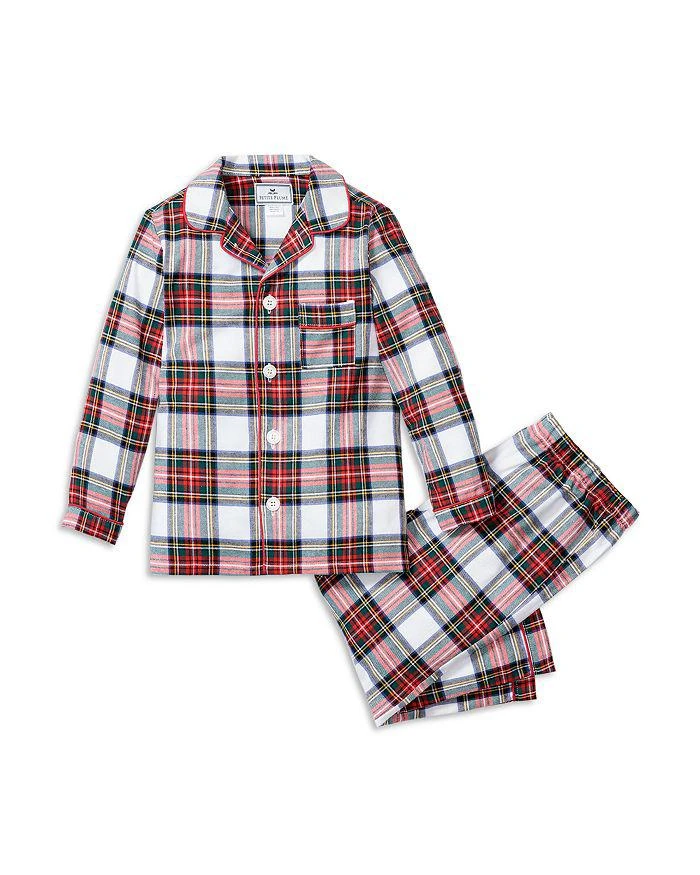 Petite Plume Unisex Balmoral Tartan Pajama Set - Baby, Little Kid, Big Kid