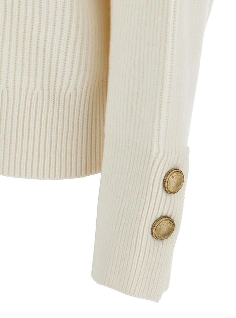 Brunello Cucinelli Brunello Cucinelli V-Neck Knitted Sweater 3