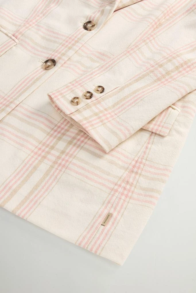 Woolrich Blazer in Manteco Cotton Blend with Checked Pattern - Women - Multicolor 7