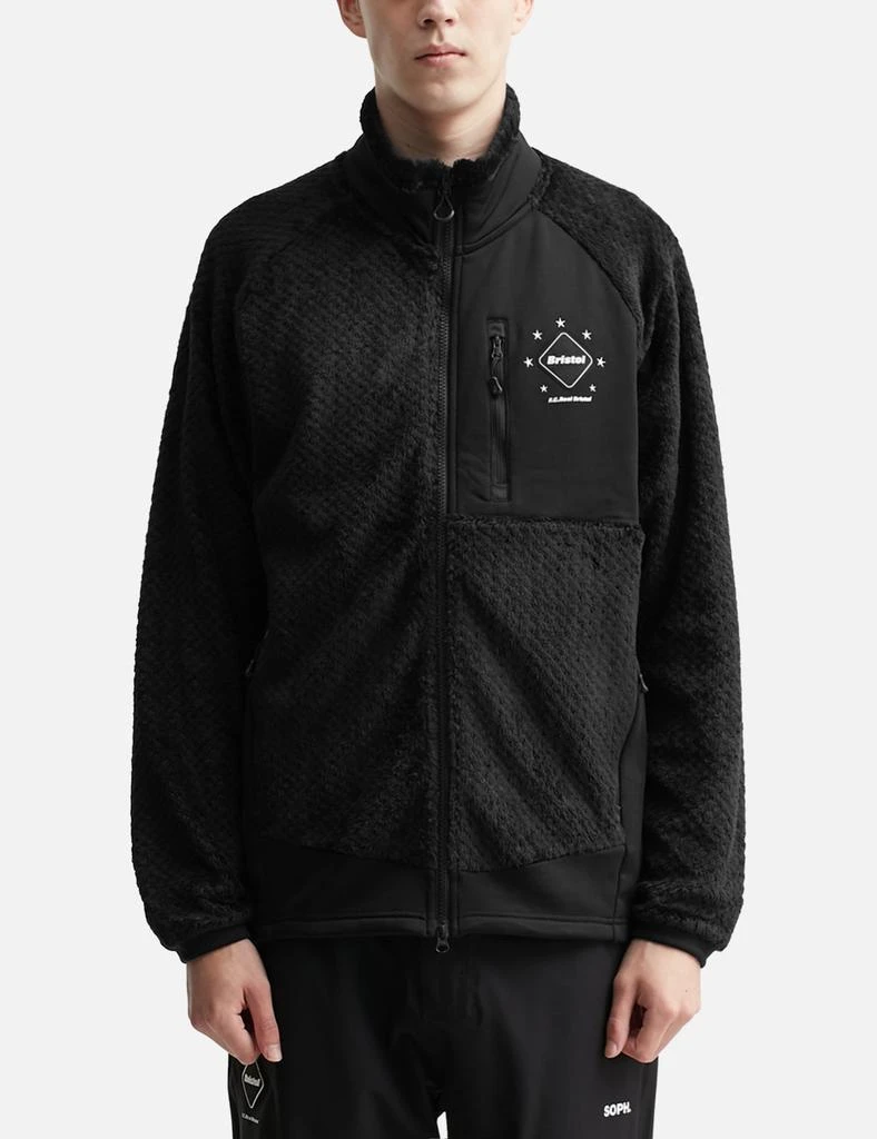 F.C. Real Bristol Polartec Hybrid Stand Collar Jacket 3