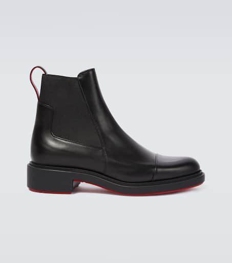 Christian Louboutin Melon leather Chelsea boots - Boots