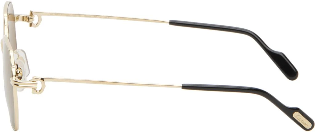 Cartier Gold 'Première de Cartier' Sunglasses 3