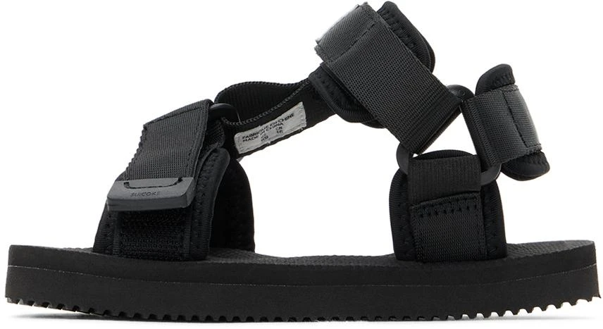 Suicoke Kids Black DEPA-2 Sandals 3