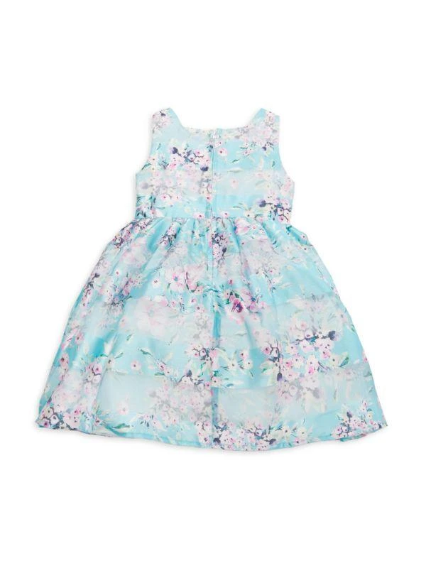 Pippa & Julie Little Girl's Mila Floral Sleeveless Dress 2