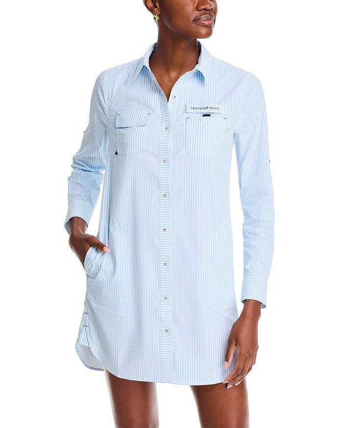 Vineyard Vines Harbor Striped Cover Up Dress 1
