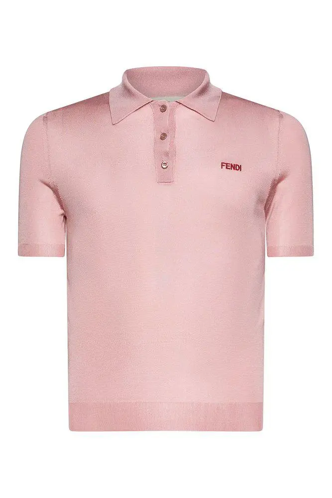 Fendi Fendi Slim Logo Polo Shirt