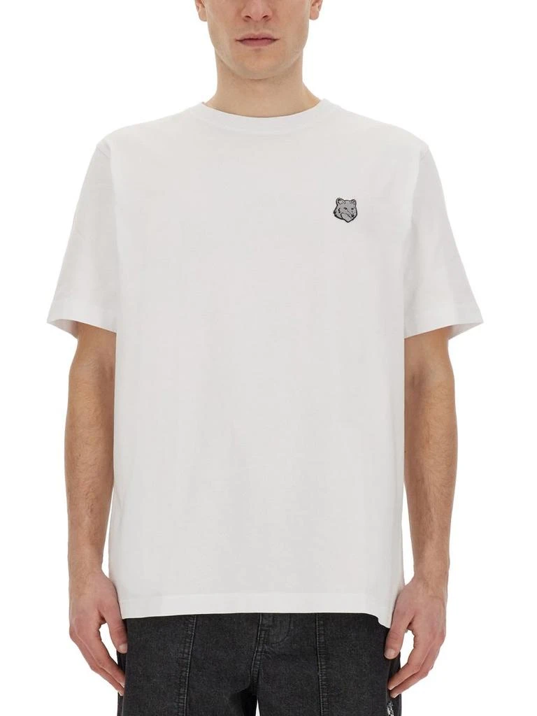 Maison Kitsuné Maison Kitsuné Fox Head Patch Crewneck T-Shirt 3