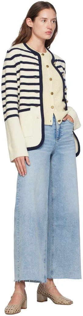 Rag & Bone Off-White Nancy Wool Cardigan 4