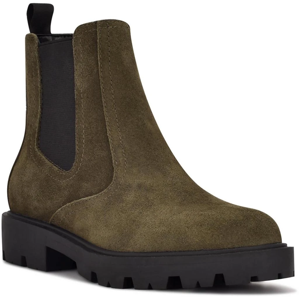 Nine West Yeeps Womens Stretch Pull On Chelsea Boots 7