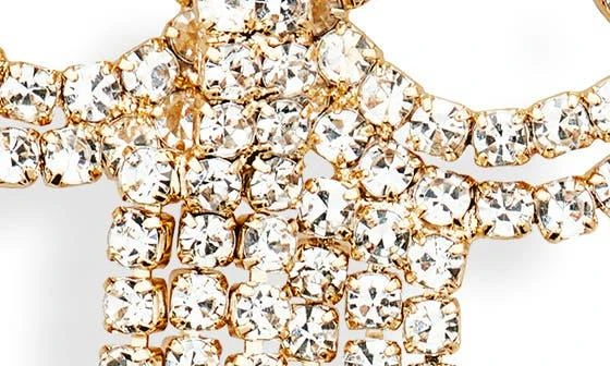 BAUBLEBAR Bow Linear Drop Earrings 3