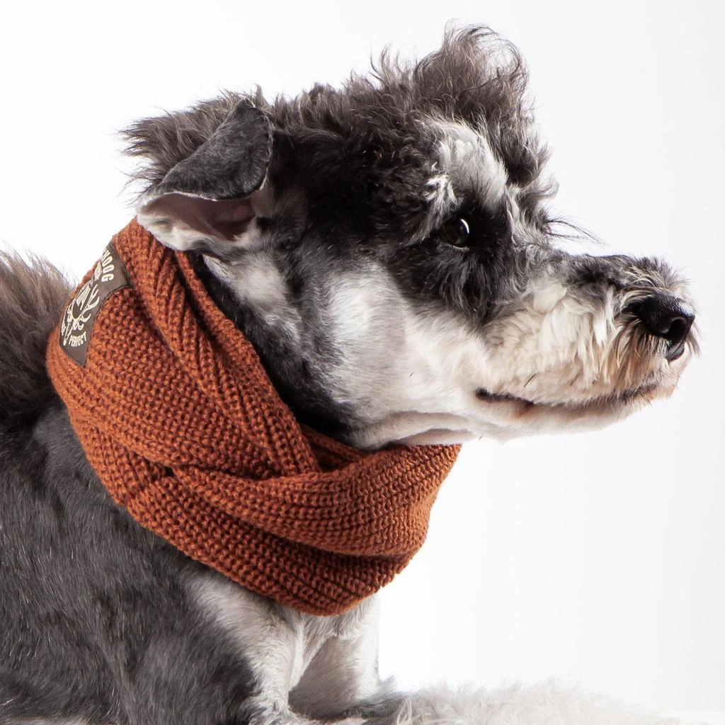 Touchdog Touchdog Heavy Knitted Designer Fashion Winter Dog Scarf 8