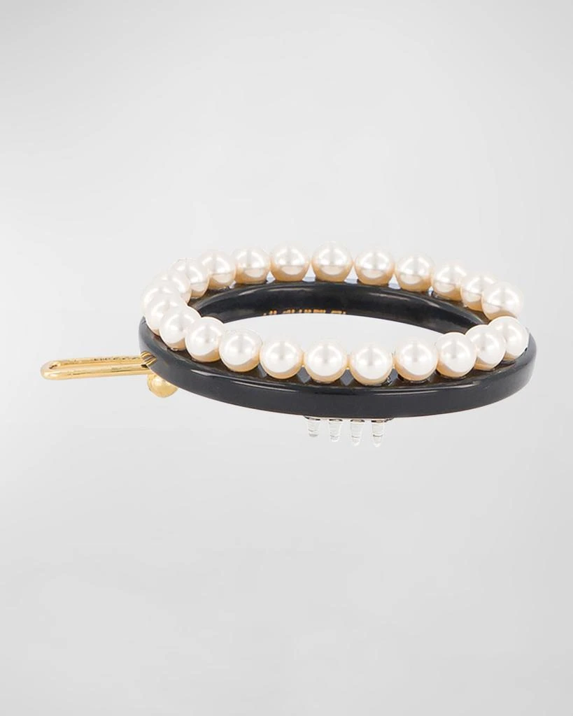 Alexandre de Paris Pearly Ring Side Barrette 3