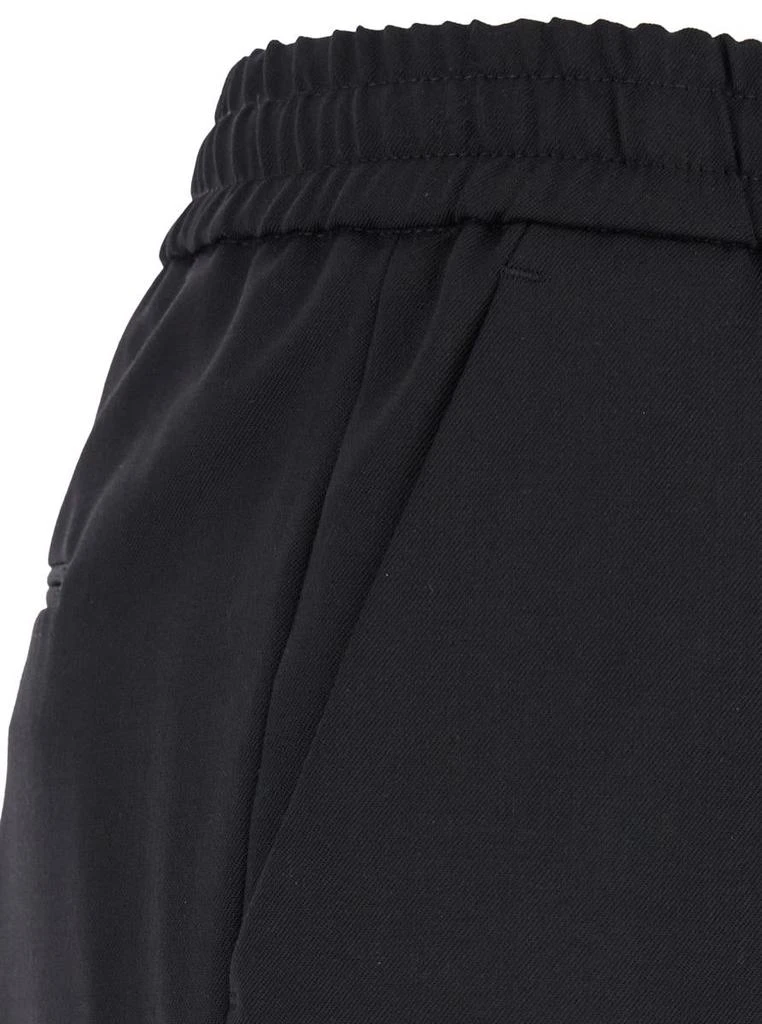 PT TORINO 'Erika' Black Drawstring Trousers In Wool Blend Woman 3